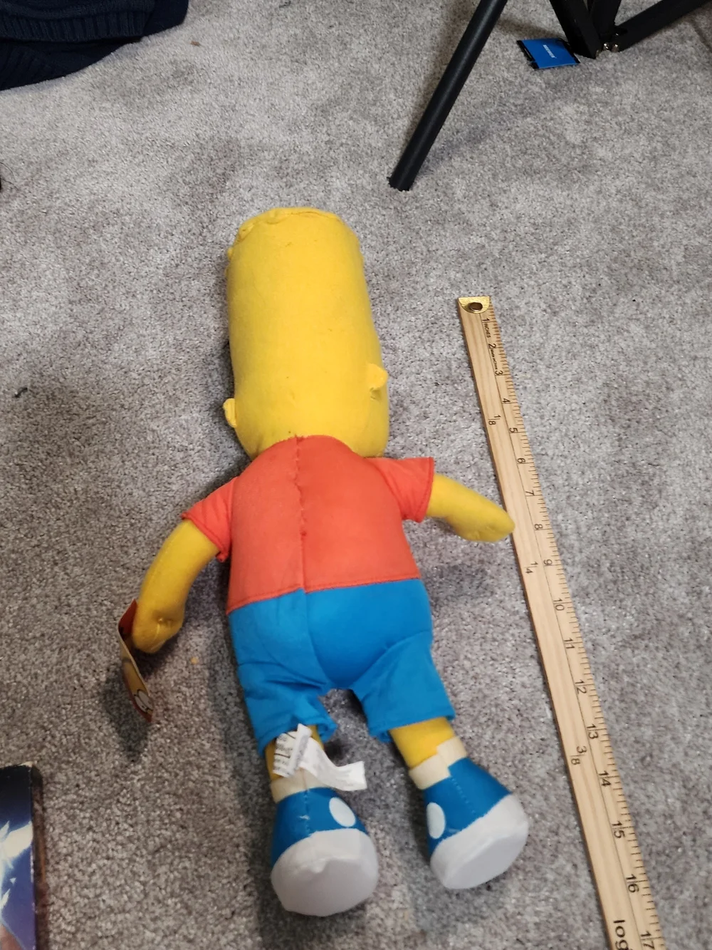 Vintage 2005 Bart Simpson Plush with Original Hangtag  The Simpsons 20th 16inch